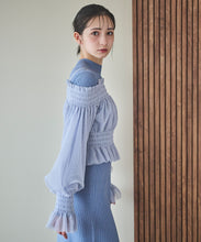 画像をギャラリービューアに読み込む, チュールレイヤードニットワンピース/TT437414