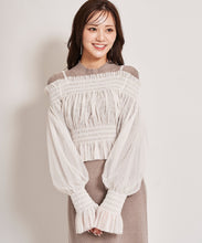 画像をギャラリービューアに読み込む, チュールレイヤードニットワンピース/TT437414