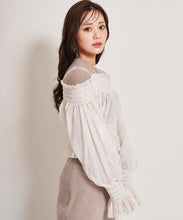 画像をギャラリービューアに読み込む, チュールレイヤードニットワンピース/TT437414