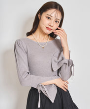 画像をギャラリービューアに読み込む, WASHABLEボートネックリブニット/TT438304