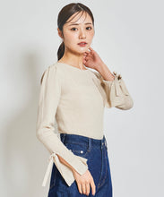 画像をギャラリービューアに読み込む, WASHABLEボートネックリブニット/TT438304