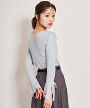 画像をギャラリービューアに読み込む, WASHABLEボートネックリブニット/TT438304