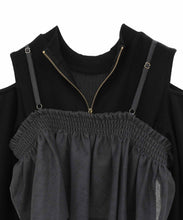 画像をギャラリービューアに読み込む, チュールビスチェセットカットアウトワンピース/TT437422