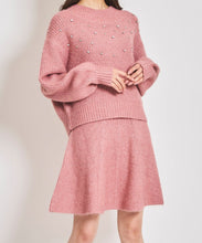 画像をギャラリービューアに読み込む, ビジュー付きニットセットアップ/TT437419