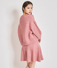 画像をギャラリービューアに読み込む, ビジュー付きニットセットアップ/TT437419