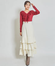 画像をギャラリービューアに読み込む, チュールフリルドッキングニット/TT438320