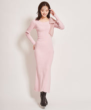 画像をギャラリービューアに読み込む, シアーリボンアシメニットワンピース/TT437424