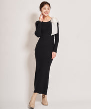 画像をギャラリービューアに読み込む, シアーリボンアシメニットワンピース/TT437424