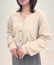 画像をギャラリービューアに読み込む, Vネックシャギーカーディガン/TT548402