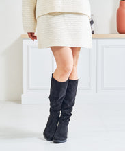 画像をギャラリービューアに読み込む, スエードルーズフィットロングブーツ/57508