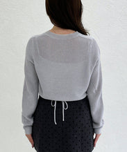 画像をギャラリービューアに読み込む, 【一部店舗限定】リボン付きフェミニンクルーネックニット/TT658305