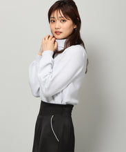 画像をギャラリービューアに読み込む, フラッフィーラメジャガードオフタートルニット/MM348304