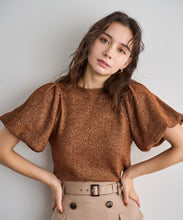 画像をギャラリービューアに読み込む, モール半袖ニット/TT538308