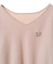 画像をギャラリービューアに読み込む, ブローチ付きニットセットアップ/TT437423