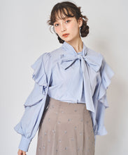 画像をギャラリービューアに読み込む, フリルスリーブボウタイブラウス/TT518101
