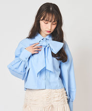 画像をギャラリービューアに読み込む, フロントタッククロップドボウタイシャツ/TT518103