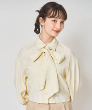 画像をギャラリービューアに読み込む, フロントタッククロップドボウタイシャツ/TT518103