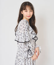 画像をギャラリービューアに読み込む, フラワープリントフリルワンピース/TT517404