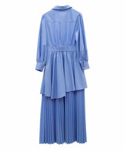 画像をギャラリービューアに読み込む, ボウタイ裾プリーツワンピース/TT517405