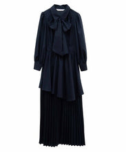 画像をギャラリービューアに読み込む, ボウタイ裾プリーツワンピース/TT517405