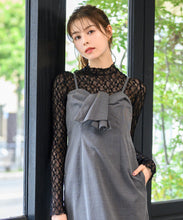 画像をギャラリービューアに読み込む, ねじりリボンキャミワンピース/MM447405