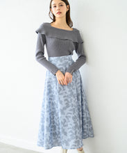 画像をギャラリービューアに読み込む, 2wayリボンケープカラーニット/MM448302