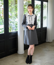 画像をギャラリービューアに読み込む, フリルブラウスミニワンピース/MM447404