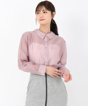 画像をギャラリービューアに読み込む, バックリボンシアーシャツ/MM538107