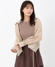 画像をギャラリービューアに読み込む, バックリボンシアーシャツ/MM538107