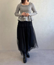 画像をギャラリービューアに読み込む, ペプラムボリューム袖ニット/TT548317