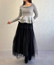 画像をギャラリービューアに読み込む, ペプラムボリューム袖ニット/TT548317