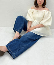 画像をギャラリービューアに読み込む, 一部店舗限定 2wayオフショルジャガードブラウス/TT558101