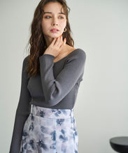 画像をギャラリービューアに読み込む, ベロア肩リボンニット/TT538309