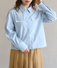 画像をギャラリービューアに読み込む, スカーフ付きシャツブラウス/TT618103