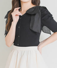 画像をギャラリービューアに読み込む, 前後2way肩リボンギャザーニット/TT628312