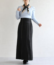 画像をギャラリービューアに読み込む, 異素材プリーツマーメイドスカート/TT527203