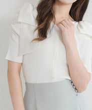 画像をギャラリービューアに読み込む, 前後2way肩リボンギャザーニット/TT628312