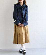 画像をギャラリービューアに読み込む, リボンタイ付きブルゾン/TT618502