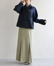 画像をギャラリービューアに読み込む, リボンタイ付きブルゾン/TT618502