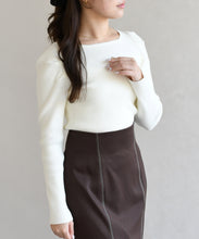 画像をギャラリービューアに読み込む, ボートネックリブニット/TT618302