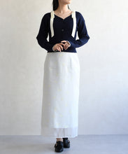 画像をギャラリービューアに読み込む, 肩リボン配色ニット/TT618307