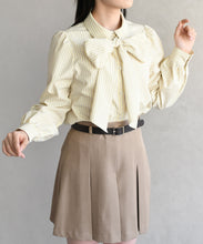 画像をギャラリービューアに読み込む, ボウタイ衿シャツブラウス/TT618102