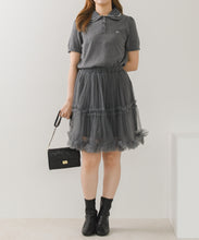 画像をギャラリービューアに読み込む, 【一部店舗限定】レースフリルティアードミニスカート/TT657243
