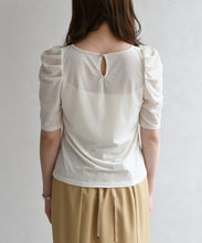 画像をギャラリービューアに読み込む, シアーベロア5分袖カットソー/TT618202