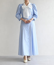 画像をギャラリービューアに読み込む, シアーボウタイ付きシャツワンピース/TT617407