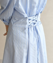 画像をギャラリービューアに読み込む, シアーボウタイ付きシャツワンピース/TT617407