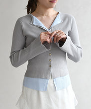 画像をギャラリービューアに読み込む, レイヤードカラーニット/TT618308