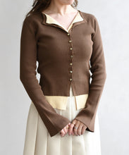 画像をギャラリービューアに読み込む, レイヤードカラーニット/TT618308