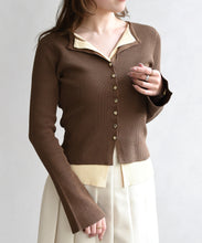 画像をギャラリービューアに読み込む, レイヤードカラーニット/TT618308