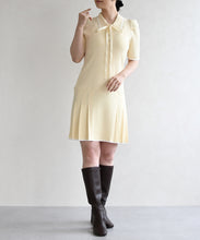 画像をギャラリービューアに読み込む, 配色ポロニットワンピース/TT627404